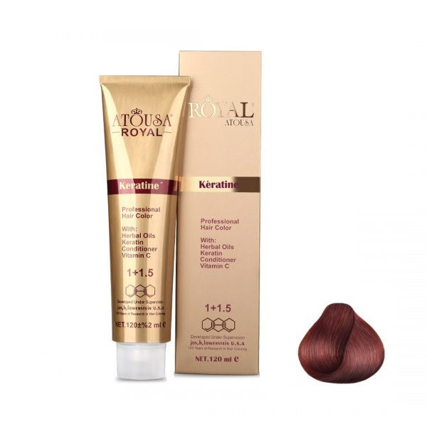 رنگ مو آتوسا رویال شماره 6.68 حجم 120 میلی لیتر رنگ قرمز لیزاری