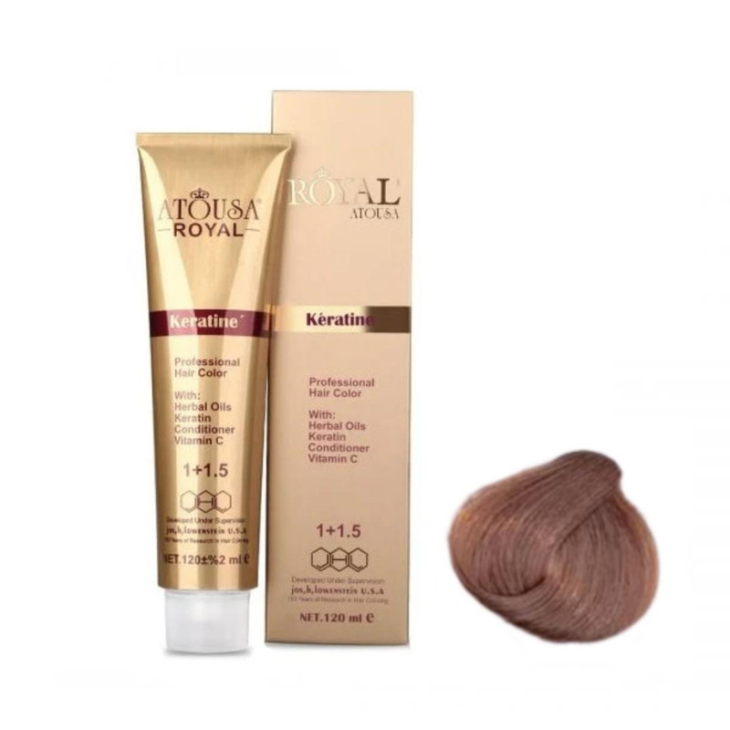 رنگ مو آتوسا رویال شماره 8.79 حجم 120 میلی‌لیتر رنگ بلوند کاکائویی روشن